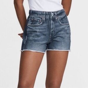 Rag & Bone Miramar in Merest Short Dark Blue Denim New XL